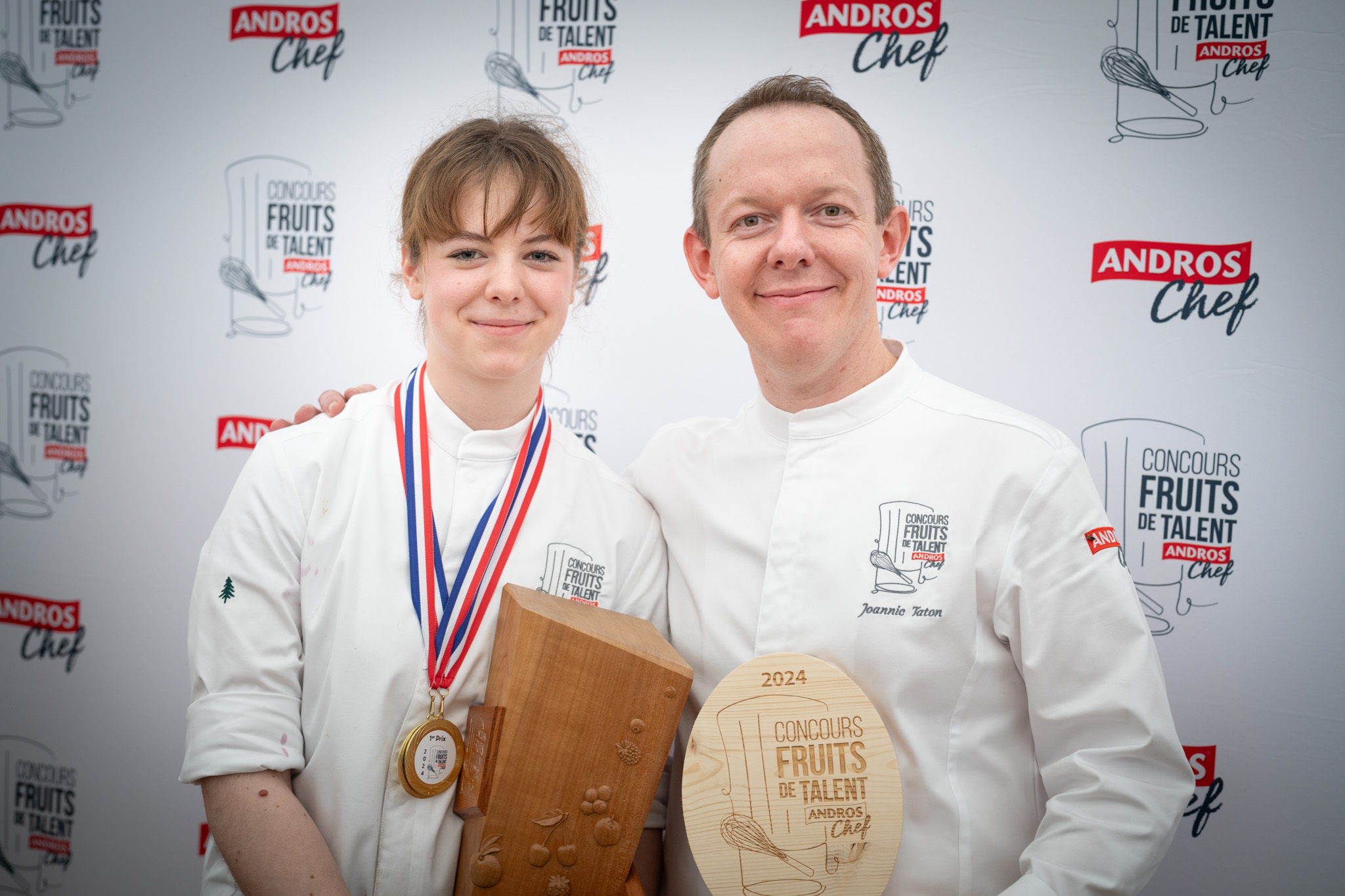 Jeanne Boisselier lauréate du 4e concours Fruits de Talent Andros Chef