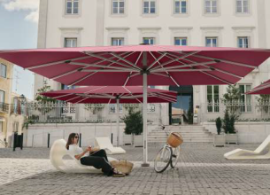 Découvrez les parasols Glatz France sur EquipHotel !