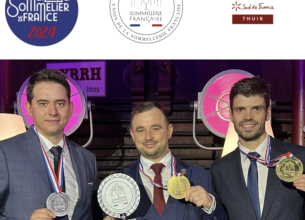 Bastien Debono élu Meilleur Sommelier de France 2024 (UDSF)