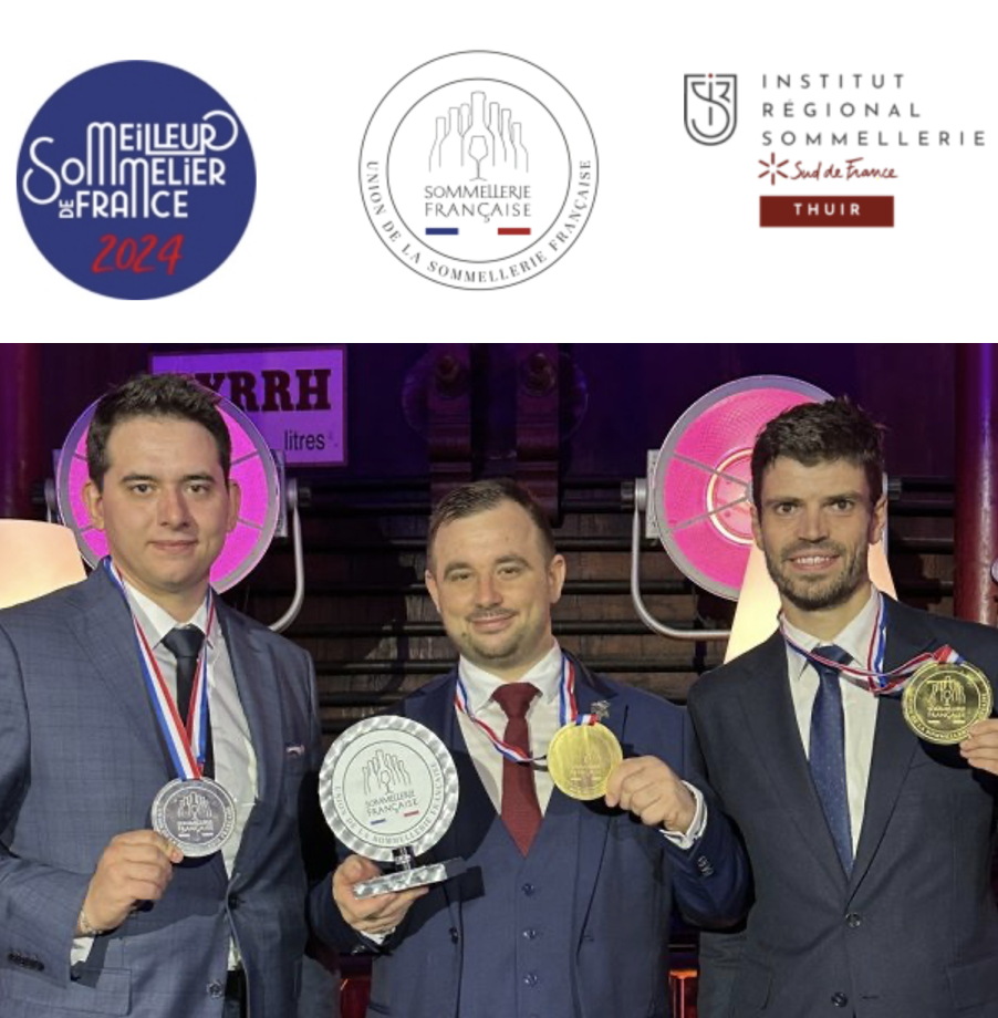 Bastien Debono élu Meilleur Sommelier de France 2024 (UDSF)