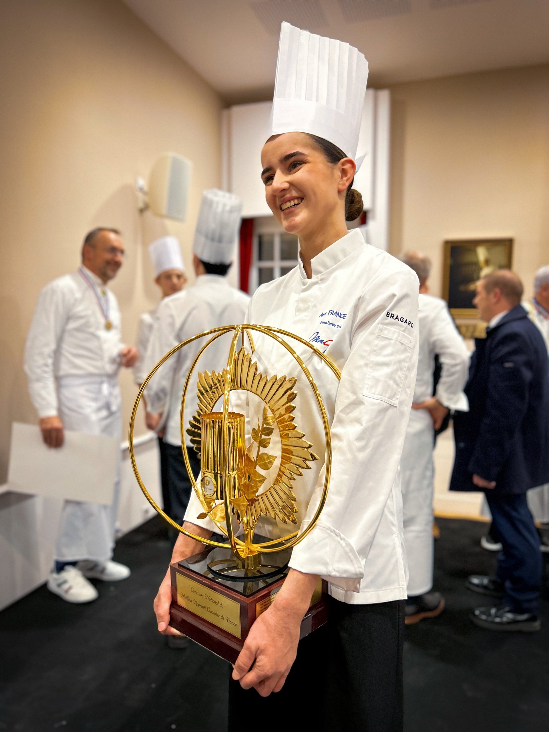 Awen Franceschi, lauréate du Meilleur Apprenti Cuisinier de France 2024