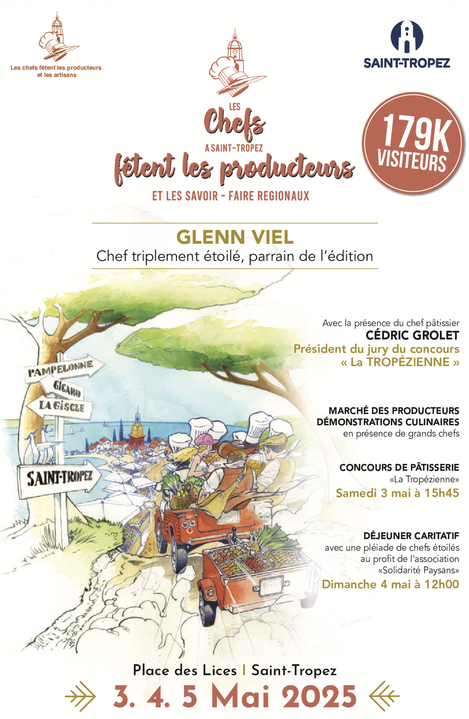 « Les Chefs à Saint-Tropez fêtent les Producteurs » pour la 5ème édition