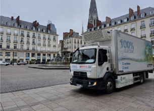 Metro France et le groupe Berto testent un camion électrique de 16 tonnes